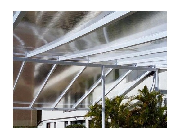 bâche transparente toit pergola