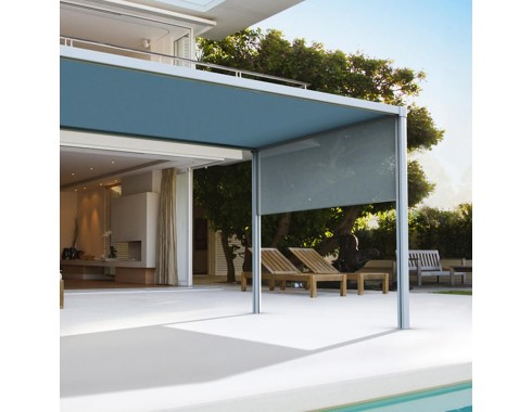 TOILE DE PERGOLA SUR MESURE AVEC OEILLETS 2