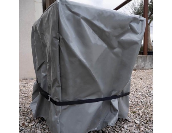 Bâche Protection 12 x 10 m Gris 640 g/m²