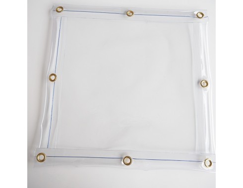 Plaque PVC transparent sur mesure