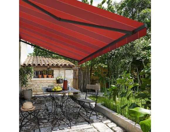 Toile pour store banne 6 x 2,75 m - Tissu acrylique Sauleda Parma 2207 -  Rentoilage sur-mesure store de terrasse extérieur